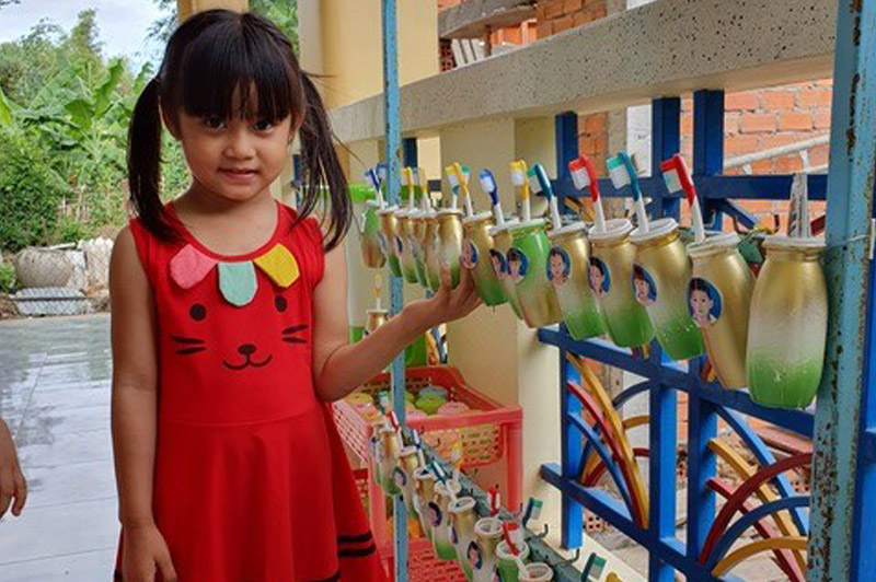 Zahngesundheit für Kinder in Vietnam