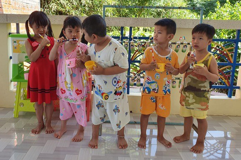 Zahngesundheit für Kinder in Vietnam