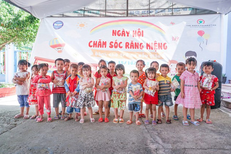 Zahngesundheit für Kinder in Vietnam